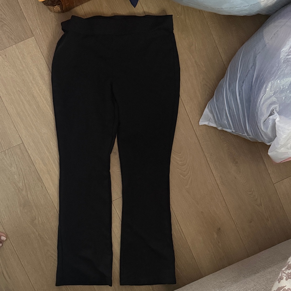 Black Flared Pants